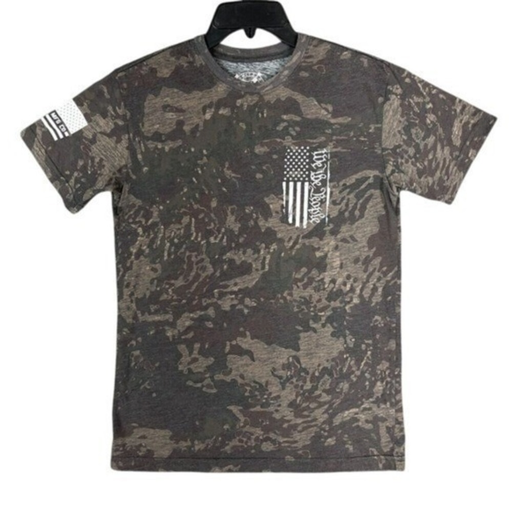 Howitzer Patriot We The People‎ Camo Tactical Patriotic Graphic Tee Mens S